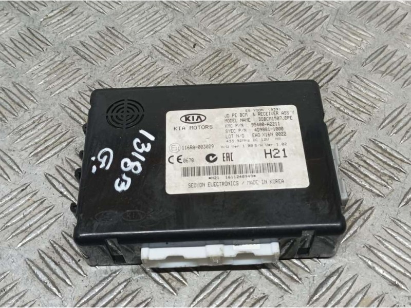 Recambio de modulo electronico para kia cee´d concept plus referencia OEM IAM 95400A2211 DDBCM1507JDPE 