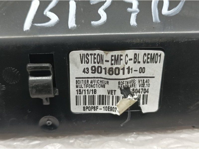 Recambio de pantalla multifuncion para opel combo cargo (e) edition referencia OEM IAM 439016011100  