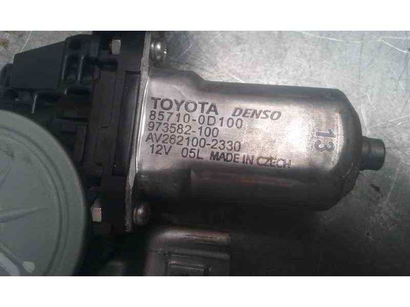 Recambio de elevalunas delantero derecho para toyota yaris ts referencia OEM IAM 857100D100 6 PINS ELECTRICO