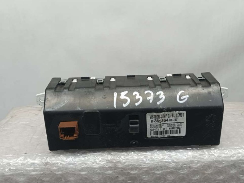 Recambio de pantalla multifuncion para citroën jumpy furgon control m referencia OEM IAM 9836586480 NS96228237 