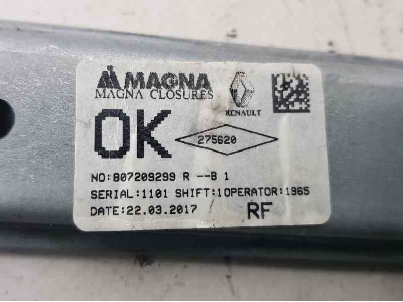 Recambio de elevalunas delantero derecho para dacia sandero stepway prestige referencia OEM IAM 807209299R 2 CABLES 