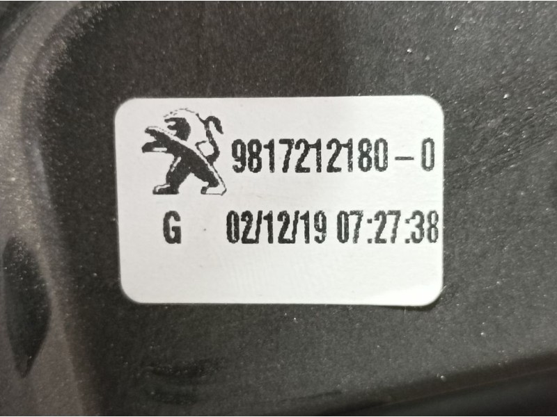 Recambio de elevalunas delantero izquierdo para citroën berlingo feel xl referencia OEM IAM 9817212180  ELECTRICO 2 PINS