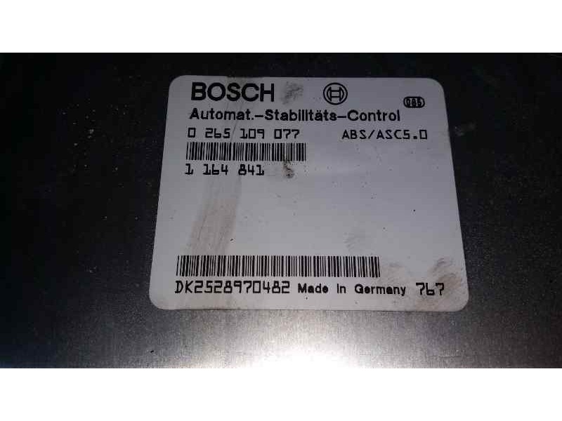 Recambio de centralita abs para bmw serie 5 berlina (e39) 535i referencia OEM IAM 0265109077 1164841 BOSCH
