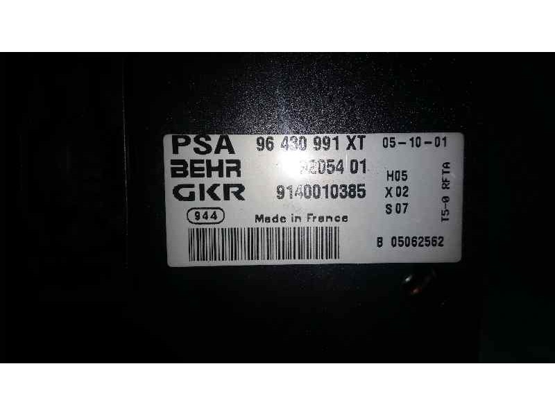 Recambio de mando climatizador para peugeot 307 (s1) xt referencia OEM IAM 9205401 96430991XT BEHR