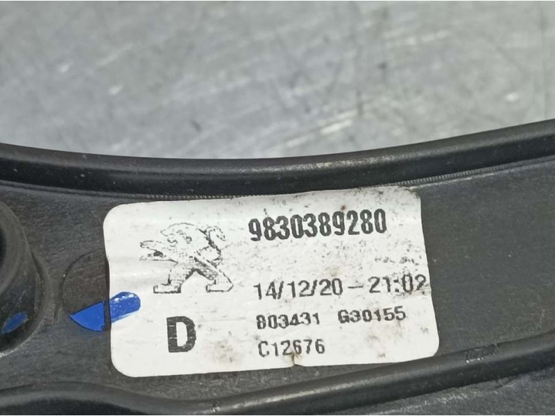 Recambio de elevalunas delantero derecho para peugeot 5008 active referencia OEM IAM 9830389280  ELECTRICO 6 PINS