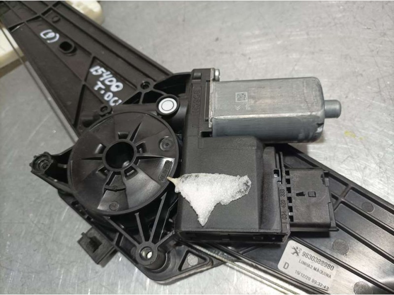 Recambio de elevalunas trasero derecho para peugeot 5008 active referencia OEM IAM 9830388980  ELECTRICO