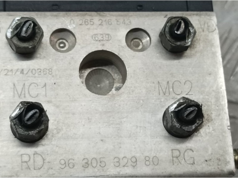 Recambio de abs para peugeot 406 coupe (s1/s2) 2.0 referencia OEM IAM 9630532980 0265216543 BOSCH