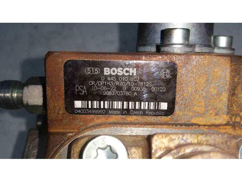 Recambio de bomba alta presion para ford focus lim. (cb4) 1.6 tdci cat referencia OEM IAM 0445010102 9683703780A BOSCH