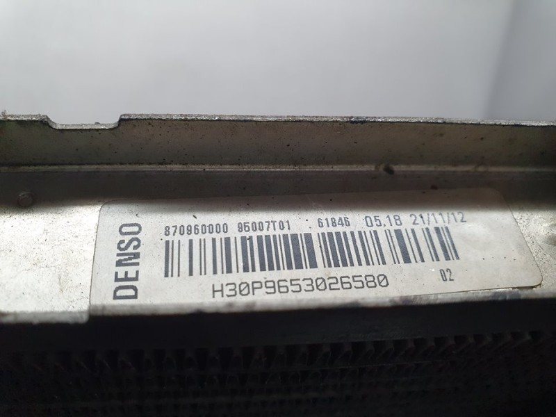 Recambio de radiador agua para peugeot 208 access referencia OEM IAM 9653026580 870960000 DENSO