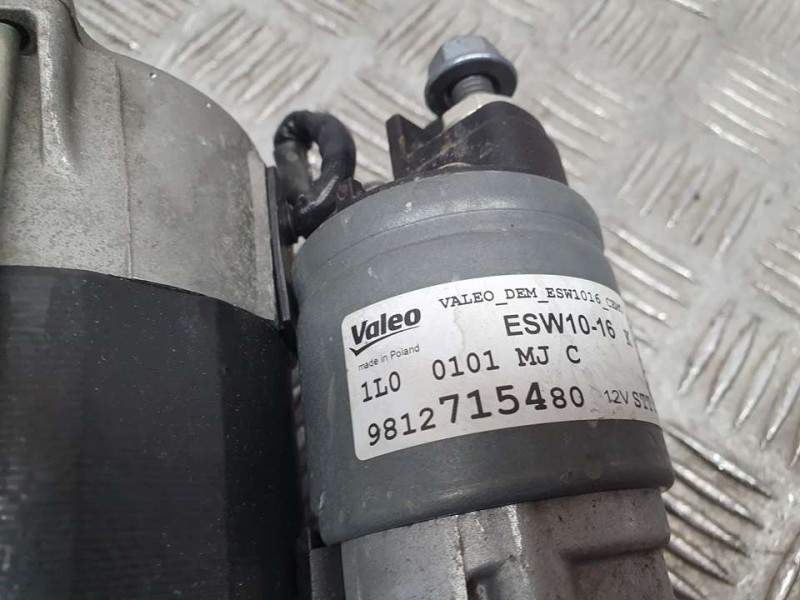 Recambio de motor arranque para peugeot 5008 active referencia OEM IAM 9812715480 ESW1016 VALEO