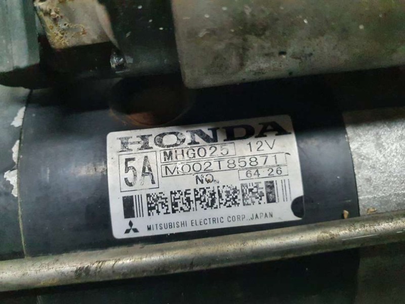Recambio de motor arranque para honda civic berlina 5 (fk) 2.2 i-ctdi executive referencia OEM IAM M002T85871 MHG025 MITSUBISHI 