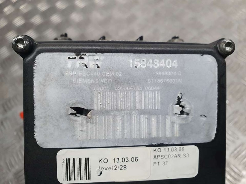 Recambio de abs para peugeot 407 coupe pack referencia OEM IAM 15848404 S118676001N 