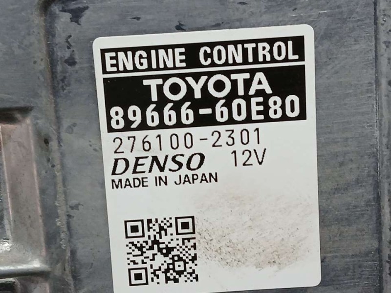 Recambio de centralita motor uce para toyota land cruiser (j15) vx referencia OEM IAM 8966660E80 2761002301 DENSO