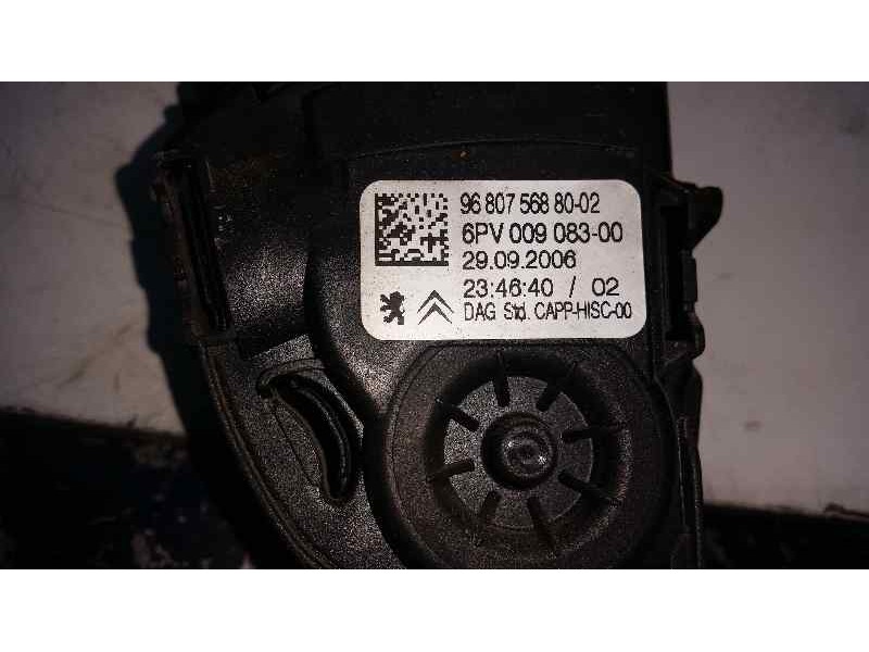 Recambio de potenciometro pedal para peugeot 207 xs referencia OEM IAM 968075688002  