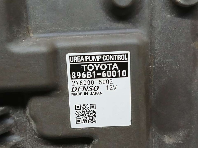 Recambio de centralita motor uce para toyota land cruiser (j15) vx referencia OEM IAM 896B160010 2760005002 DENSO