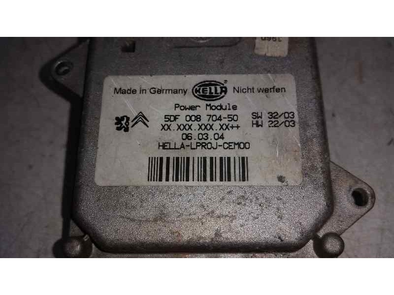 Recambio de centralita faros xenon para peugeot 407 coupe pack referencia OEM IAM 5DF00870450  HELLA