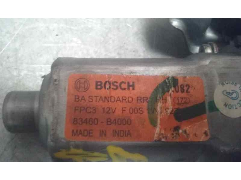 Recambio de elevalunas trasero derecho para hyundai i10 classic referencia OEM IAM 83460B4000  ELECTRICO 2 PINS