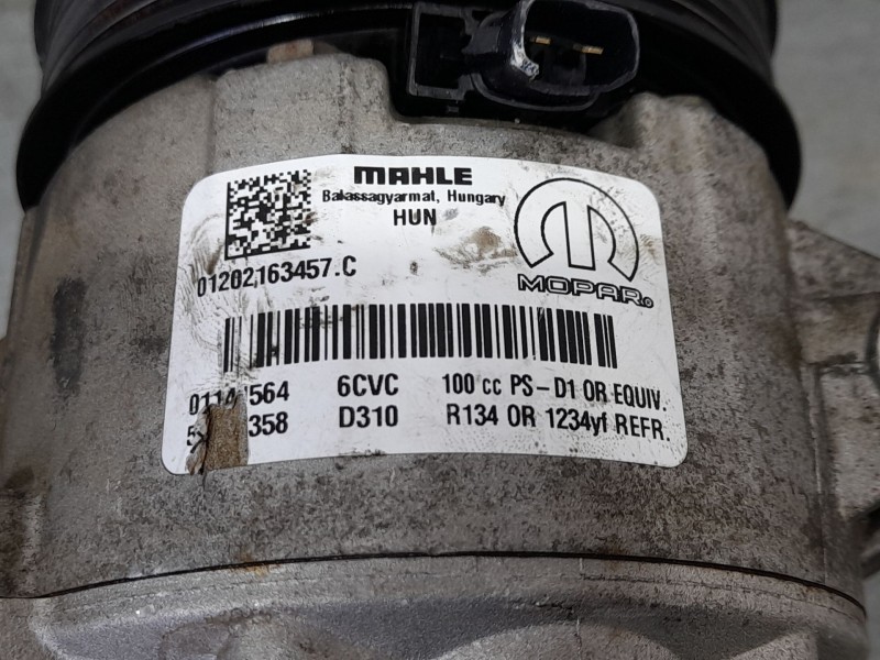 Recambio de compresor aire acondicionado para fiat doblo cargo (263_) 1.6 d multijet referencia OEM IAM 0000052061760  