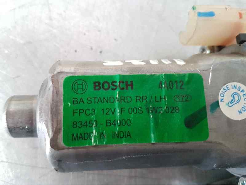 Recambio de elevalunas trasero izquierdo para hyundai i10 classic referencia OEM IAM 83450B4000 2 PINS ELECTRICO BOSCH
