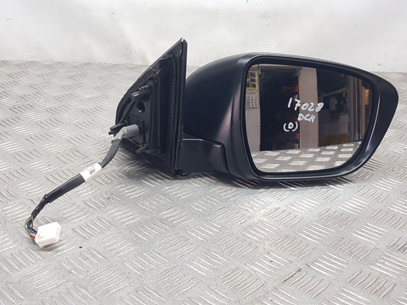 Recambio de retrovisor derecho para nissan qashqai ii (j11, j11_) 1.2 dig-t referencia OEM IAM 20805002 ELECTRICO 9 CABLES 