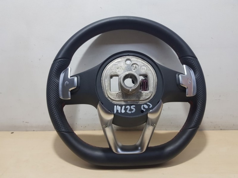 Recambio de volante para mercedes-benz clase b (247) b180 referencia OEM IAM A0050004599 A0004608402 TOCADO PIEL - CON LEVAS TOC