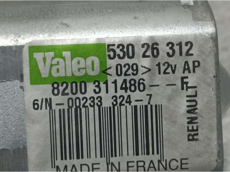 Recambio de motor limpia trasero para renault clio iii authentique referencia OEM IAM 8200311486 53026312 VALEO