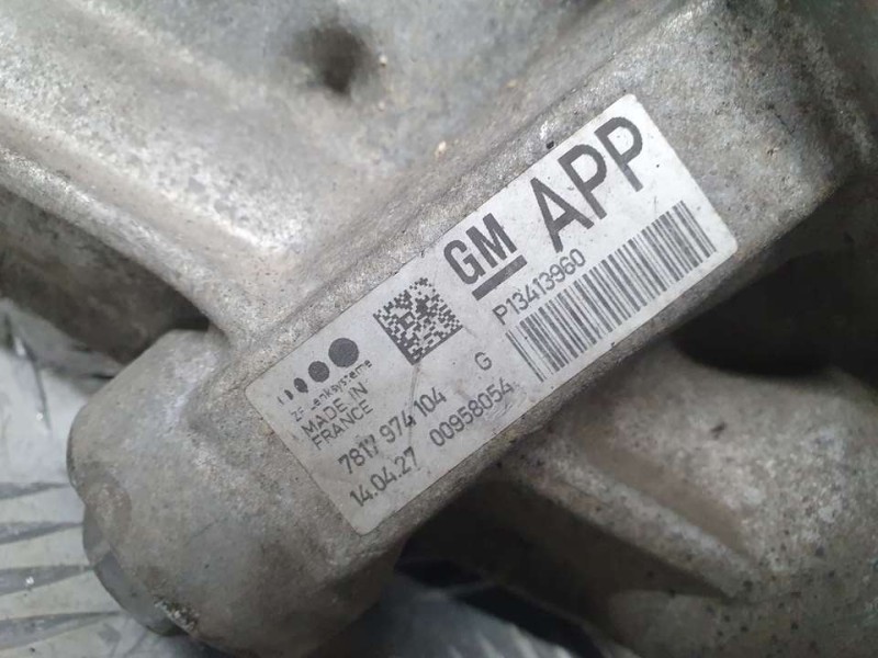 Recambio de cremallera direccion para opel zafira tourer excellence referencia OEM IAM 7817974104 P13413960 ELECTRO-MECANICA