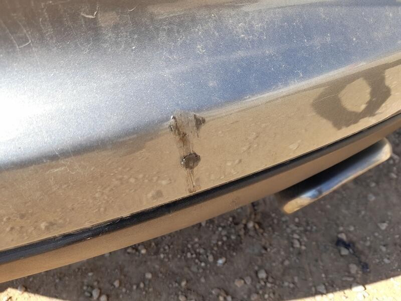 Recambio de paragolpes trasero para jaguar xf i (x250) 2.7 d referencia OEM IAM C2Z2148XXX ROZADO 