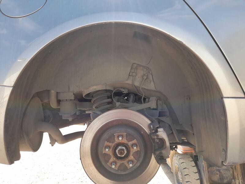 Recambio de plastico pase rueda tras. dch. para jaguar xf i (x250) 2.7 d referencia OEM IAM C2Z2156  