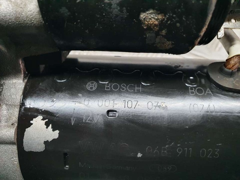 Recambio de motor arranque para volkswagen passat berlina (3b3) comfortline referencia OEM IAM 06B911023 0001107073 BOSCH