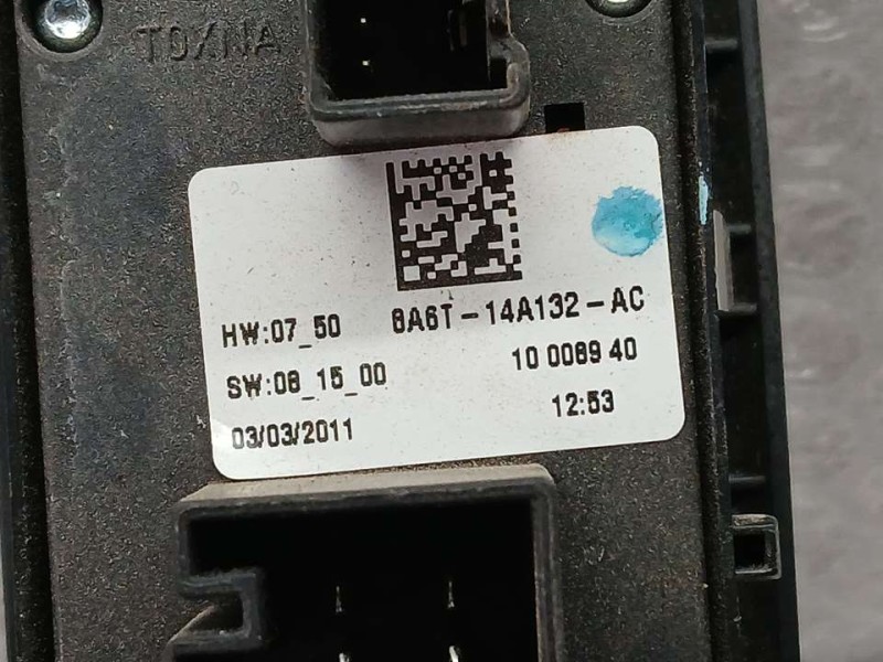 Recambio de mando elevalunas delantero izquierdo para ford fiesta (cb1) trend referencia OEM IAM 6A6T14A132AC  