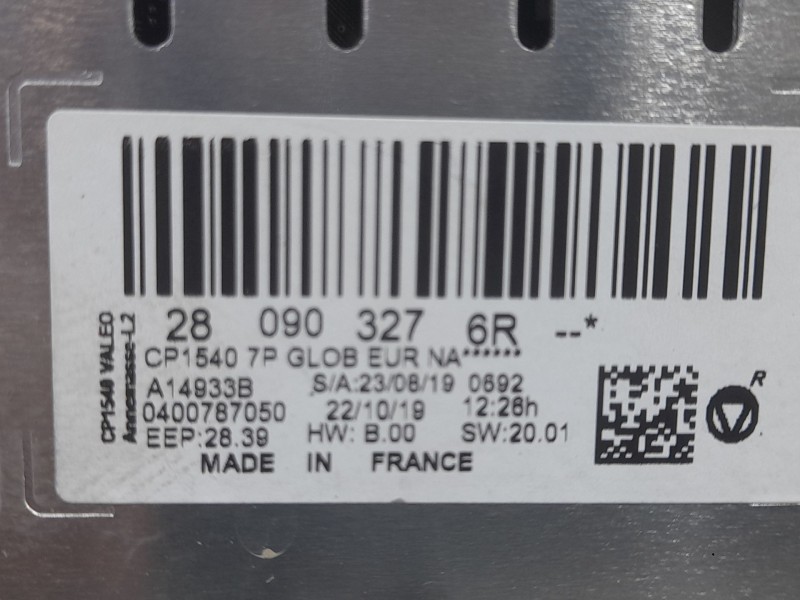 Recambio de sistema navegacion gps para renault megane iv berlina 5p limited referencia OEM IAM 280903276R A14933B VALEO