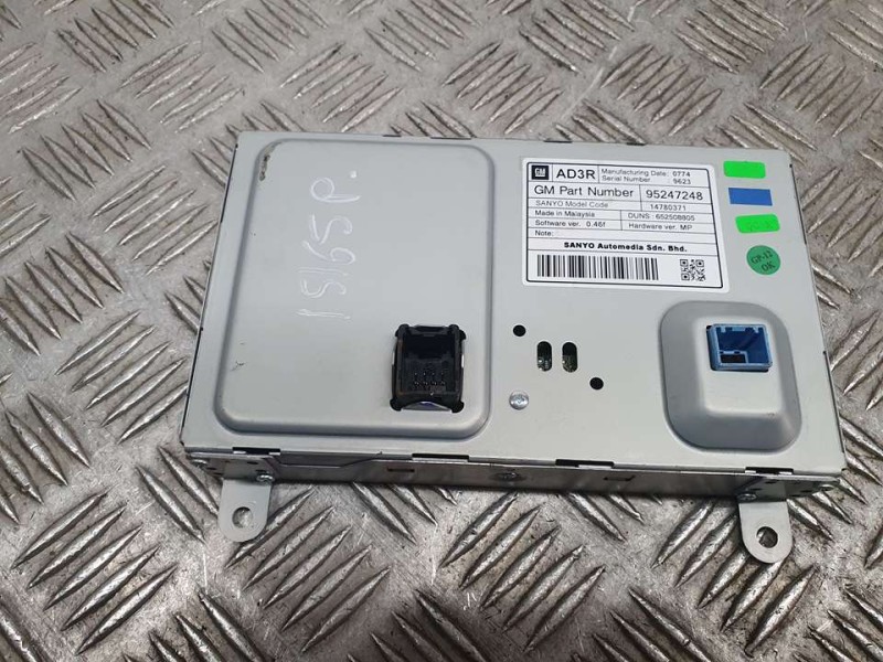 Recambio de sistema navegacion gps para opel zafira tourer excellence referencia OEM IAM 95247248 14780371 SANYO