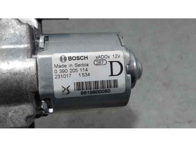 Recambio de motor limpia trasero para opel corsa f gs referencia OEM IAM 9819900080 0390205114 BOSCH