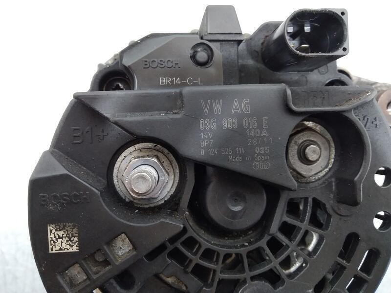 Recambio de alternador para audi a4 ber. (b8) basis referencia OEM IAM 03g903016e br14cl Bosch