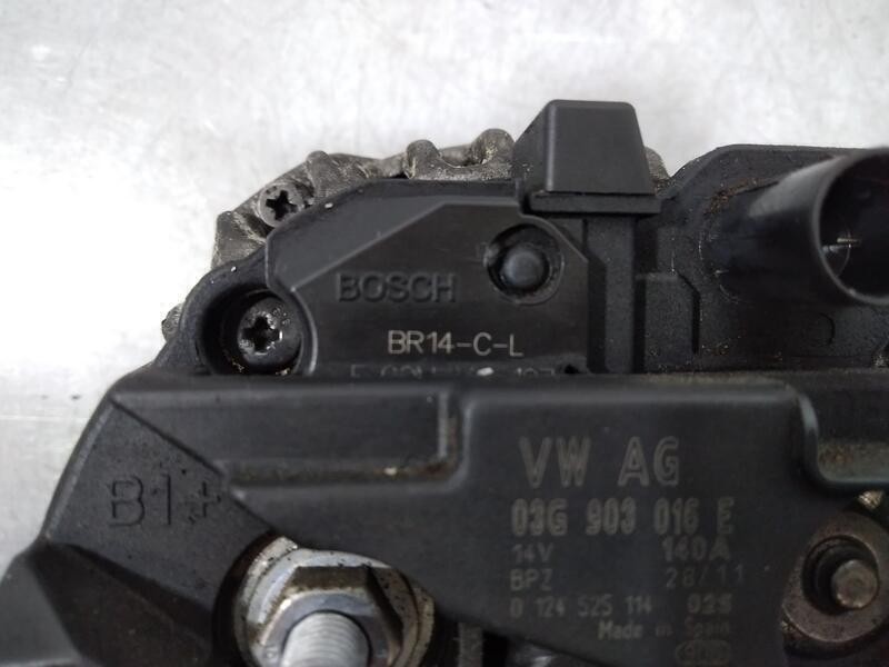 Recambio de alternador para audi a4 ber. (b8) basis referencia OEM IAM 03g903016e br14cl Bosch