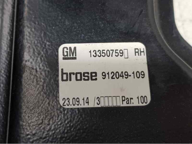 Recambio de elevalunas delantero derecho para opel astra j lim. selective referencia OEM IAM 13350759 7 PINS 912049109 ELÉCTRICO