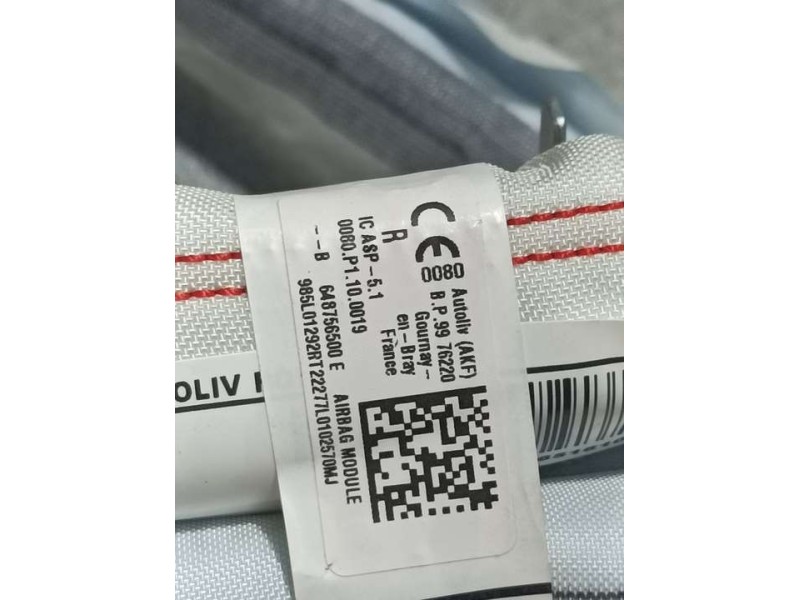 Recambio de airbag cortina delantero derecho para dacia sandero 1.0 tce 90 referencia OEM IAM 648756500E 985L01292RT AUTOLIV