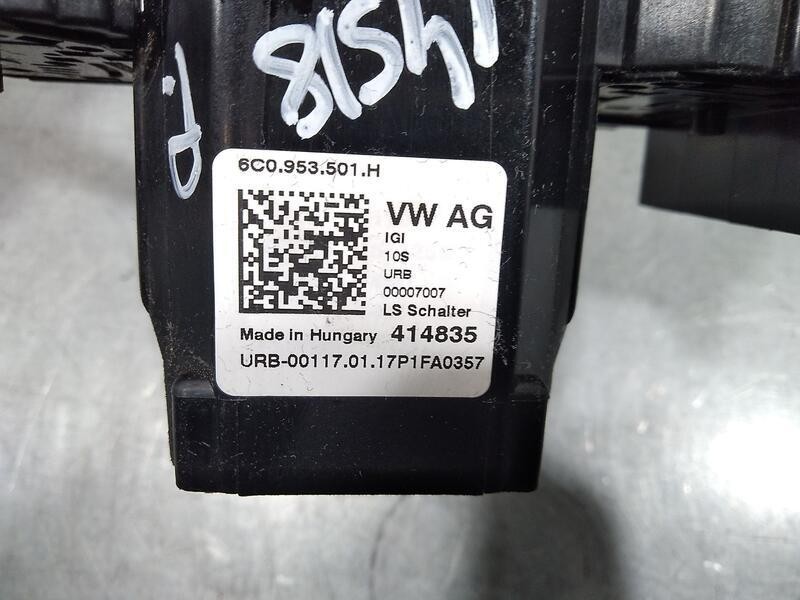 Recambio de mando luces y limpia para skoda fabia combi active referencia OEM IAM 6c0953501h  