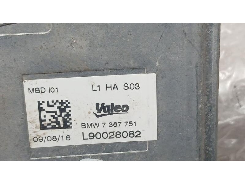 Recambio de centralita faro para bmw i3 (i01) electric referencia OEM IAM 7367751 VALEO DERECHA L90028082