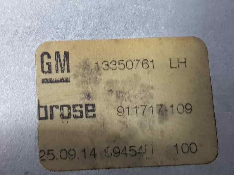 Recambio de elevalunas trasero izquierdo para opel astra j lim. selective referencia OEM IAM 13350761 5 PINS ELÉCTRICO