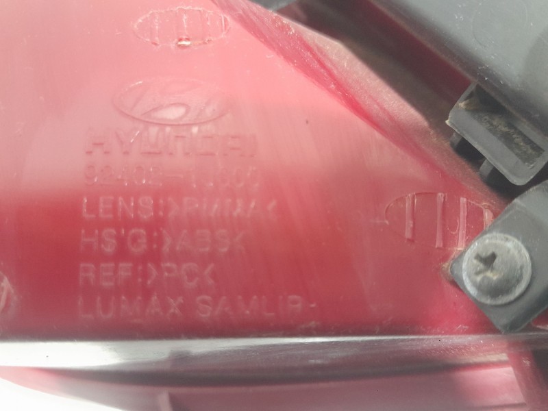 Recambio de piloto trasero derecho para hyundai i20 classic referencia OEM IAM 924201J000 HMC 924021J0