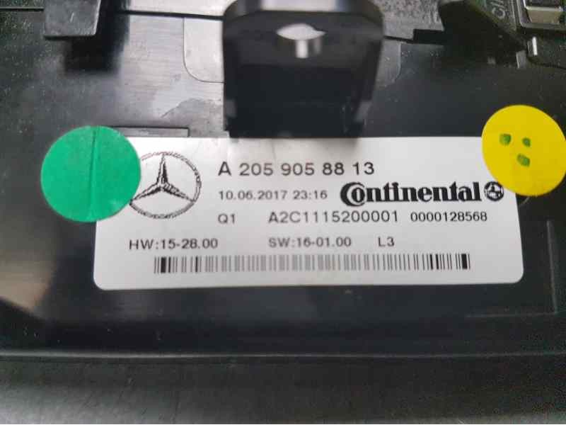 Recambio de mando climatizador para mercedes-benz clase c (w205) lim. c 220 cdi bluetec (205.004) referencia OEM IAM A2059058813