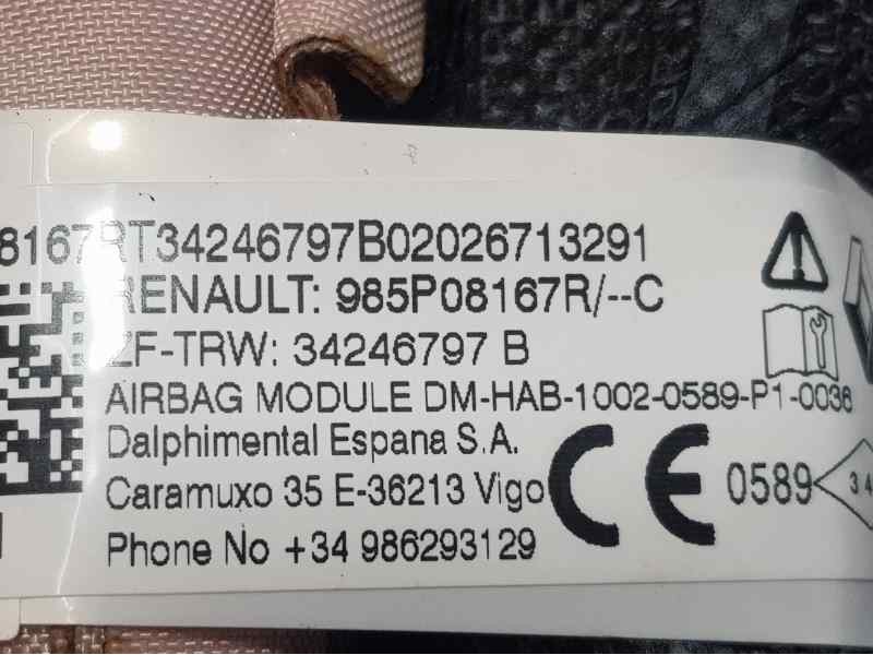 Recambio de airbag cortina delantero derecho para dacia duster ii essential referencia OEM IAM 985P08167R  