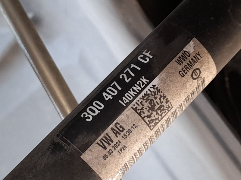 Recambio de transmision delantera izquierda para audi q3 sportback (f3n) 45 tfsi e referencia OEM IAM 3Q0407271CF  