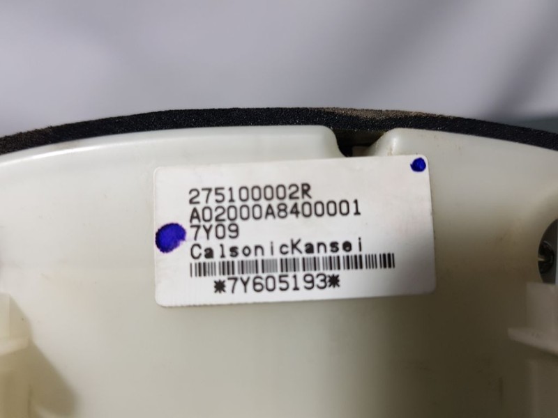 Recambio de mando climatizador para renault laguna grandtour iii dynamique referencia OEM IAM 275100002R A02000A8400001 CALSONIC