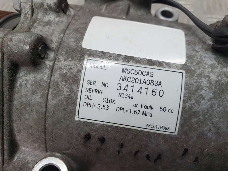 Recambio de compresor aire acondicionado para suzuki swift berlina (mz) gl (5-ptas.) referencia OEM IAM 3414160 MSC60CAS 