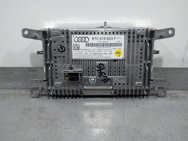 Recambio de sistema navegacion gps para audi a4 ber. (b8) basis referencia OEM IAM 8T0919603f  