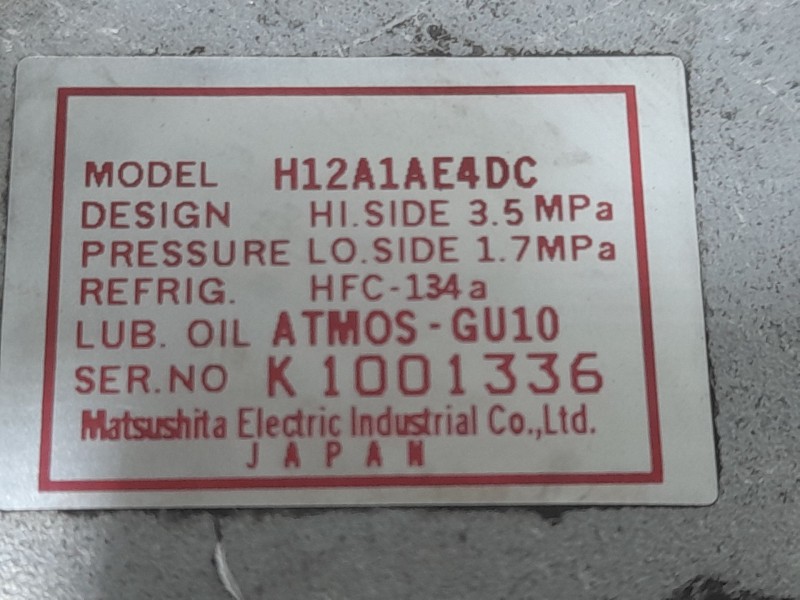 Recambio de compresor aire acondicionado para mazda 5 (cr) 2.0 cd (cr19) referencia OEM IAM H12A1AE4DC K1001336 