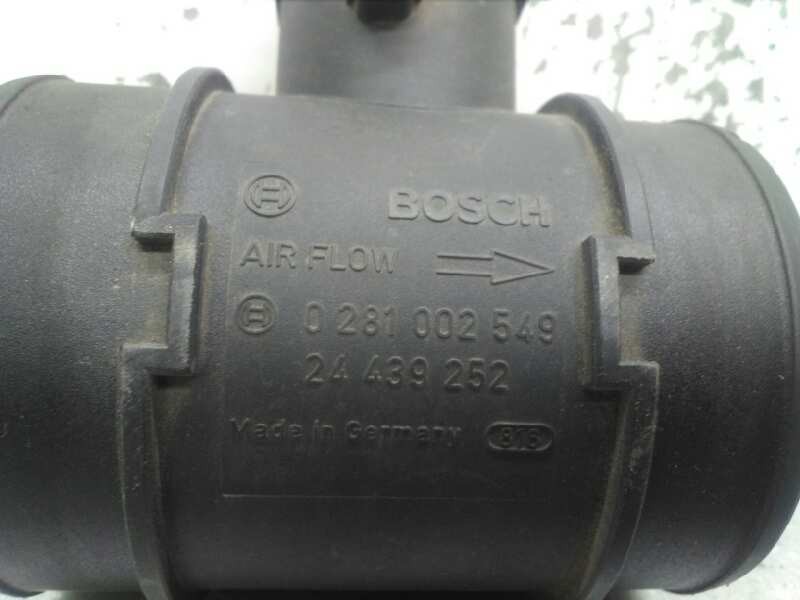 Recambio de caudalimetro para opel combo (corsa c) familiar referencia OEM IAM 24439252 0281002549 BOSCH
